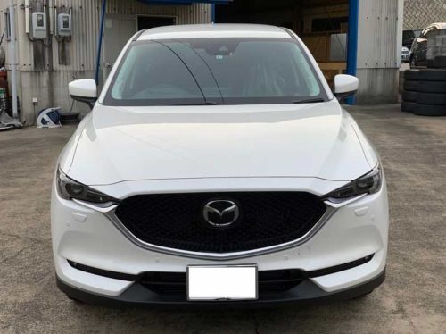 マツダcx5の新車販売 ガラスコーティング施工 ナビキャンセラー取付 車のキズ 凹み修理は一宮市の株式会社spgにお任せください